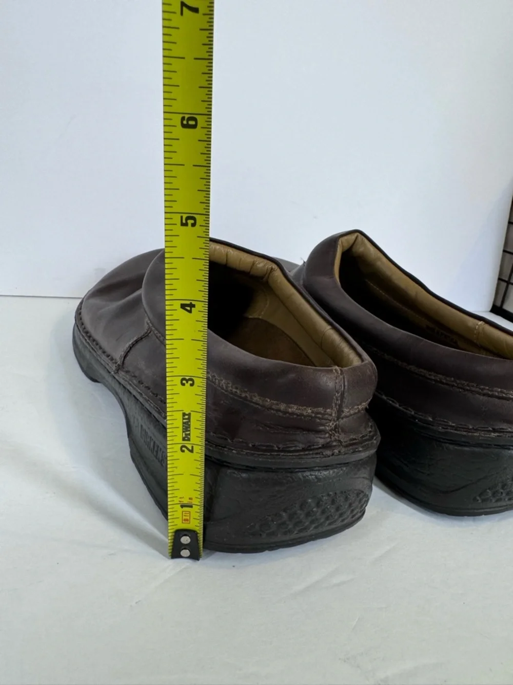 Footprints by Birkenstock Ashby Brown Leather Clog Mule EU 43 US M 10 Minimalist - Picture 10 of 12